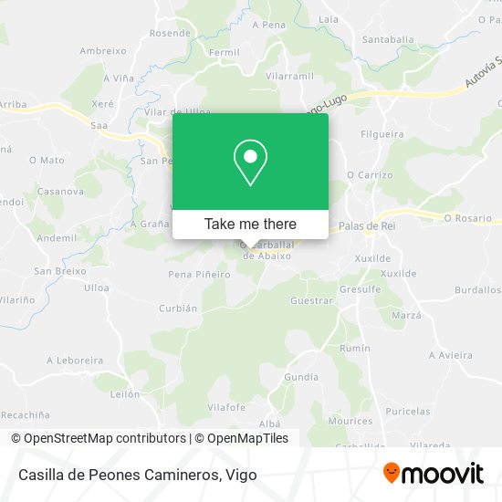 Casilla de Peones Camineros map