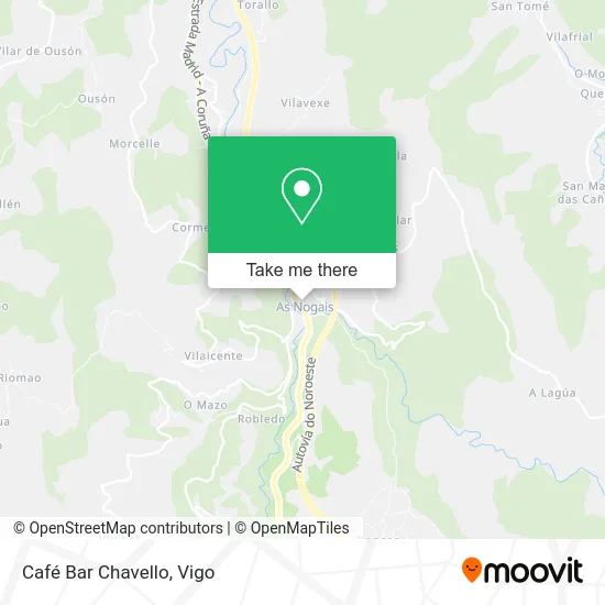 Café Bar Chavello map