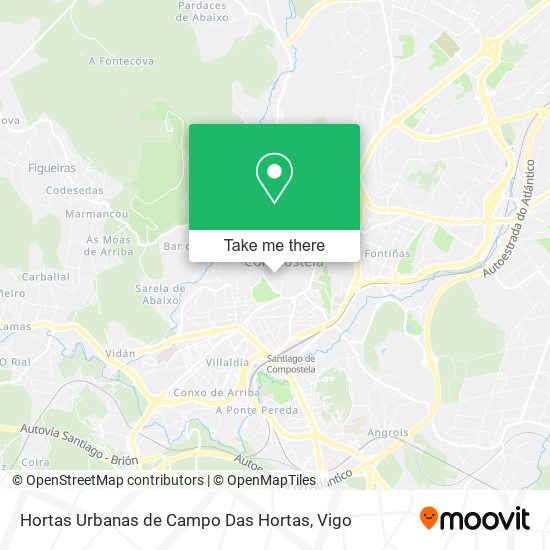Hortas Urbanas de Campo Das Hortas map