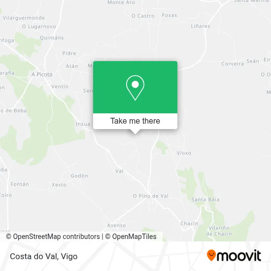 Costa do Val map