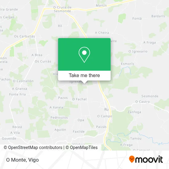 O Monte map