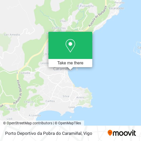 Porto Deportivo da Pobra do Caramiñal map