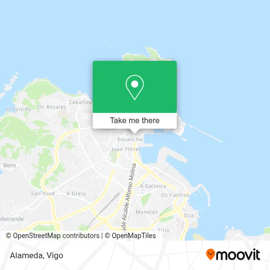Alameda map