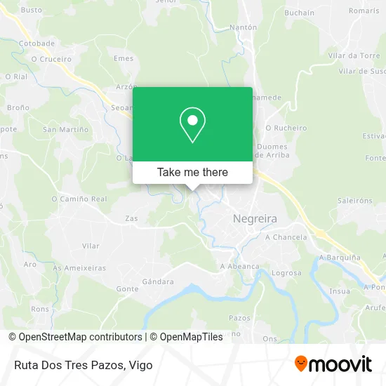 Ruta Dos Tres Pazos map