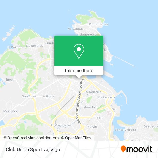 mapa Club Union Sportiva