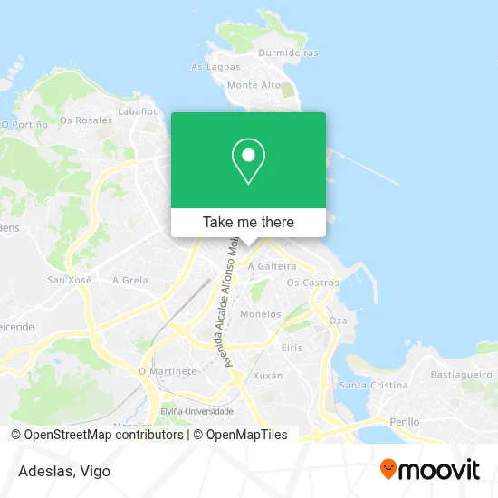 Adeslas map