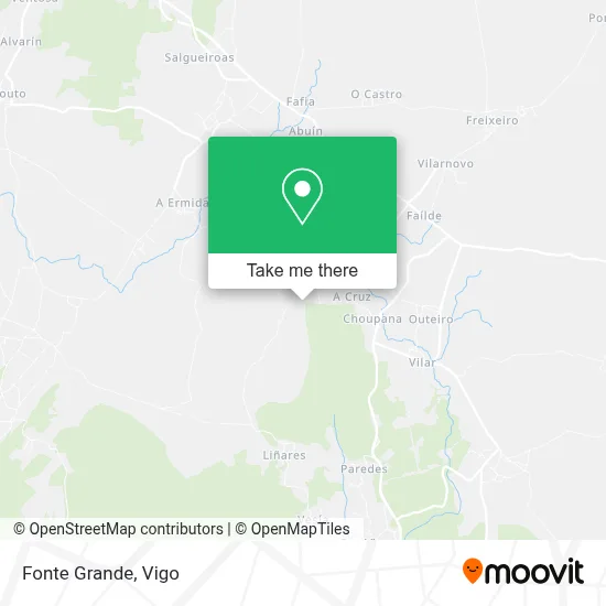 Fonte Grande map