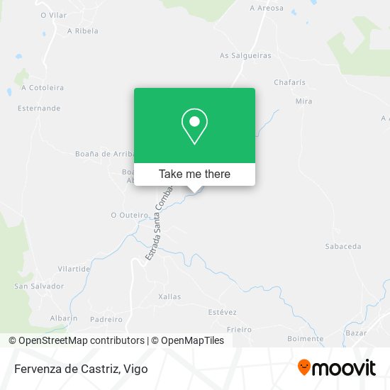 mapa Fervenza de Castriz