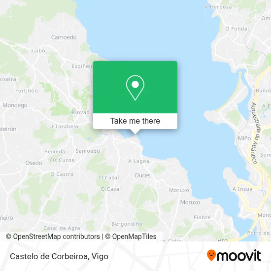 Castelo de Corbeiroa map