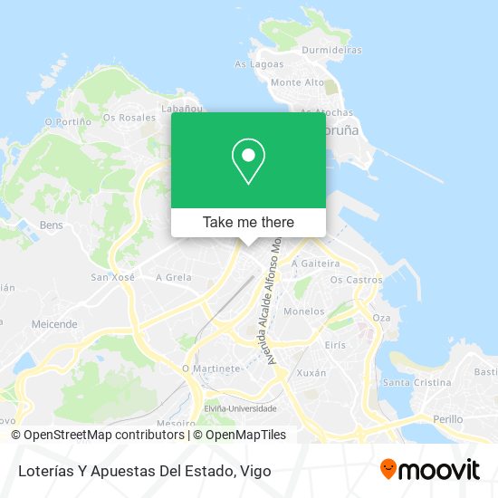 Loterías Y Apuestas Del Estado map