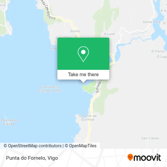 Punta do Fornelo map