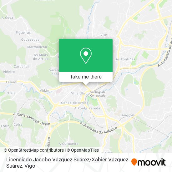 Licenciado Jacobo Vázquez Suárez / Xabier Vázquez Suárez map