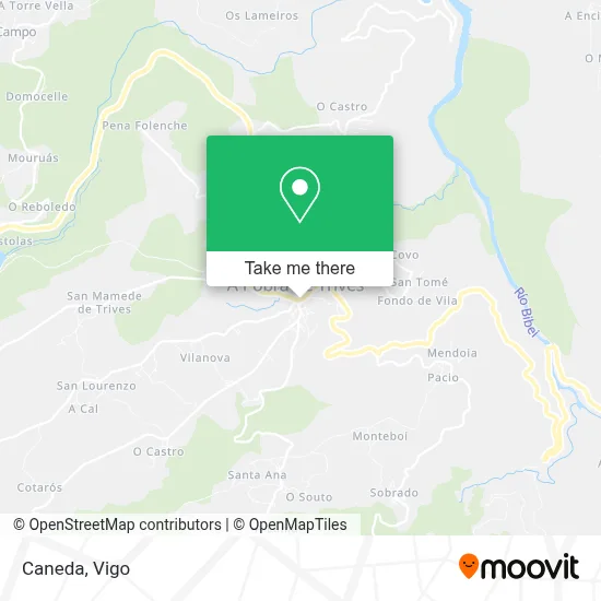 Caneda map