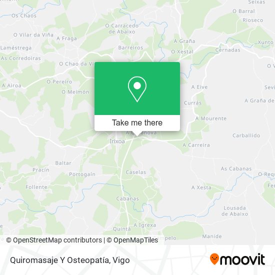 Quiromasaje Y Osteopatía map