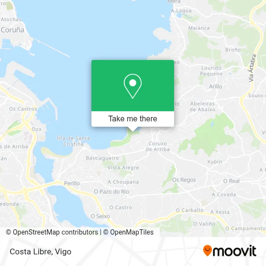 Costa Libre map