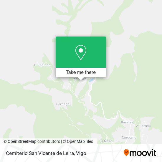 Cemiterio San Vicente de Leira map
