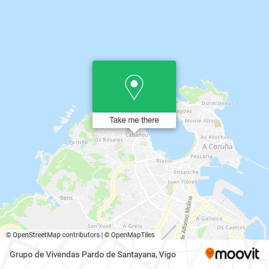 Grupo de Vivendas Pardo de Santayana map