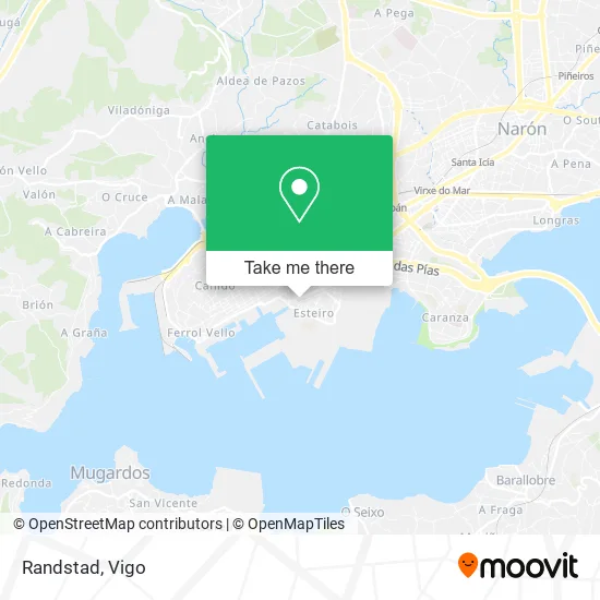 mapa Randstad