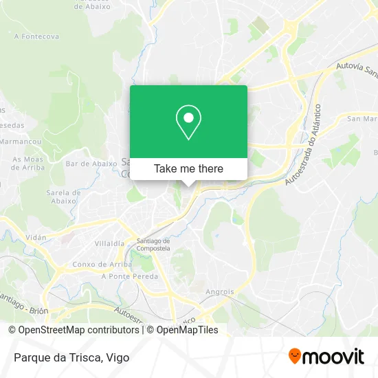 Parque da Trisca map