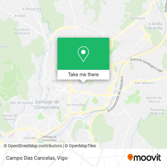 Campo Das Cancelas map