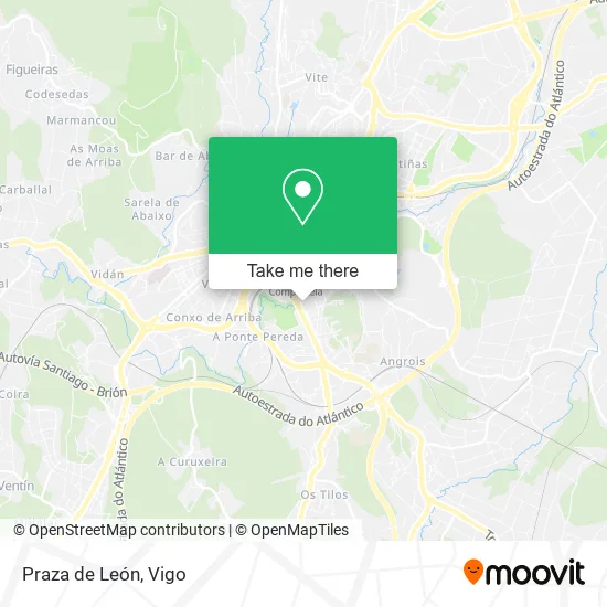 Praza de León map