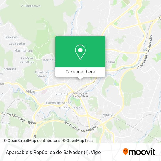 Aparcabicis República do Salvador (I) map