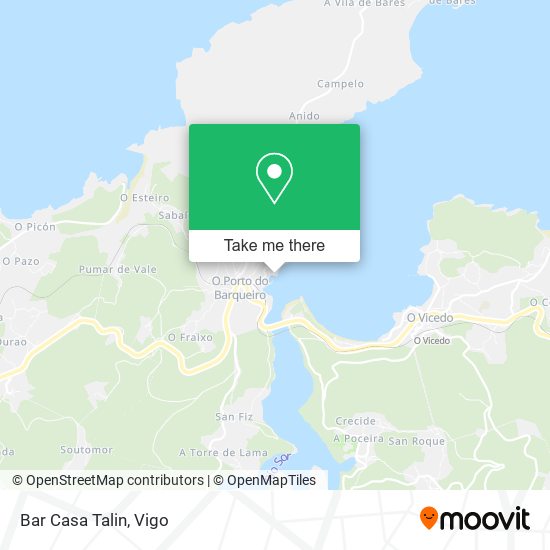 Bar Casa Talin map