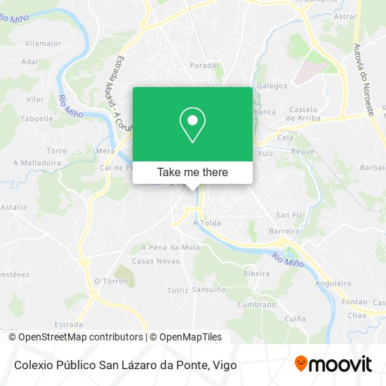 Colexio Público San Lázaro da Ponte map