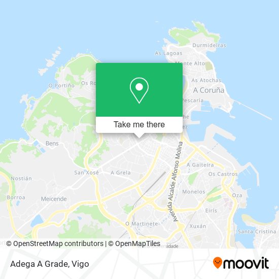 Adega A Grade map