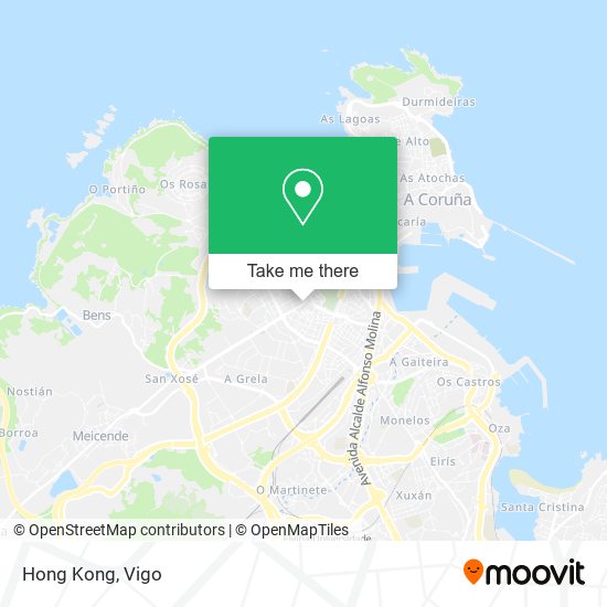 Hong Kong map