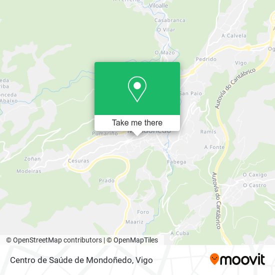 Centro de Saúde de Mondoñedo map