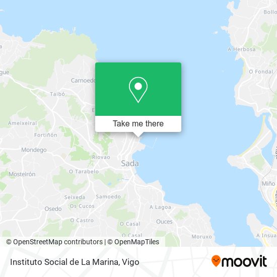 Instituto Social de La Marina map