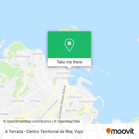 A Terraza - Centro Territorial de Rne map
