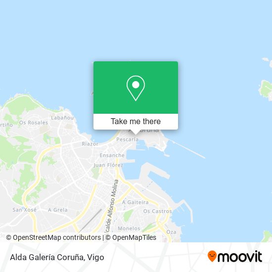 Alda Galería Coruña map