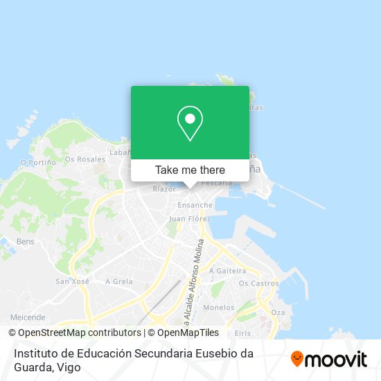 Instituto de Educación Secundaria Eusebio da Guarda map