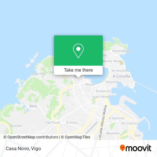 Casa Novo map