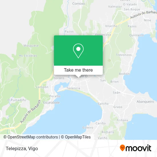 Telepizza map
