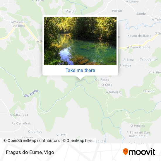 Fragas do Eume map