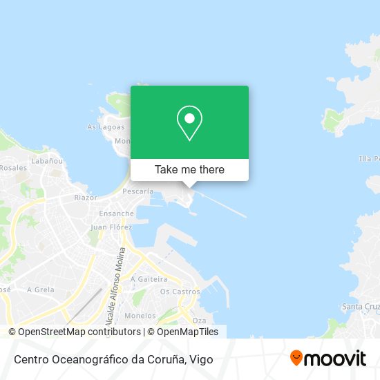 Centro Oceanográfico da Coruña map