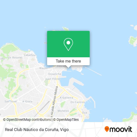 Real Club Náutico da Coruña map