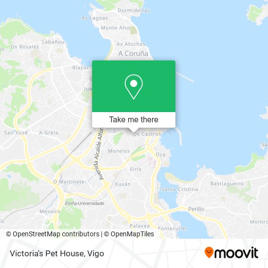 mapa Victoria's Pet House