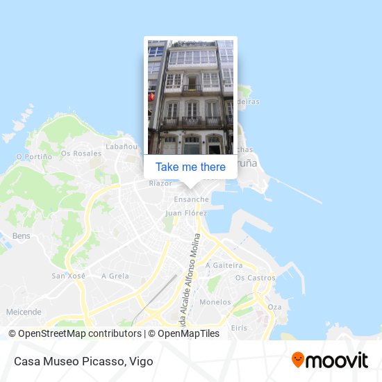 Casa Museo Picasso map