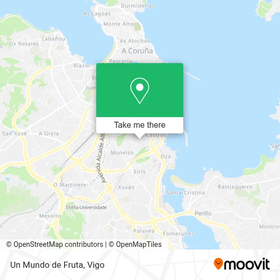 Un Mundo de Fruta map