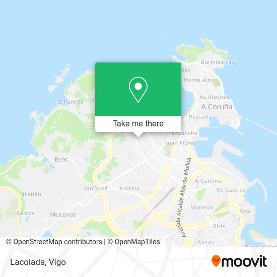 Lacolada map