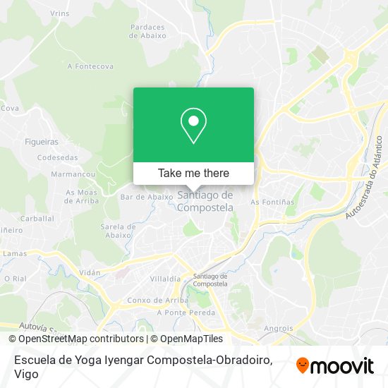 Escuela de Yoga Iyengar Compostela-Obradoiro map