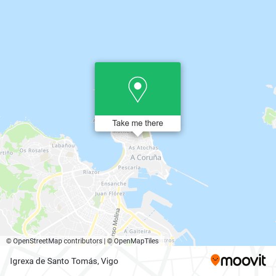 Igrexa de Santo Tomás map