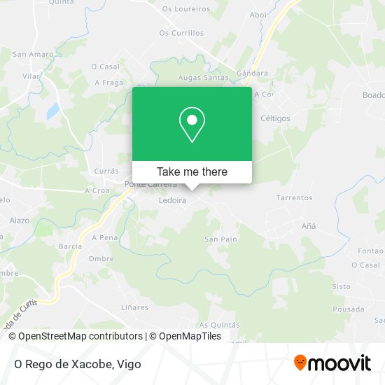 O Rego de Xacobe map