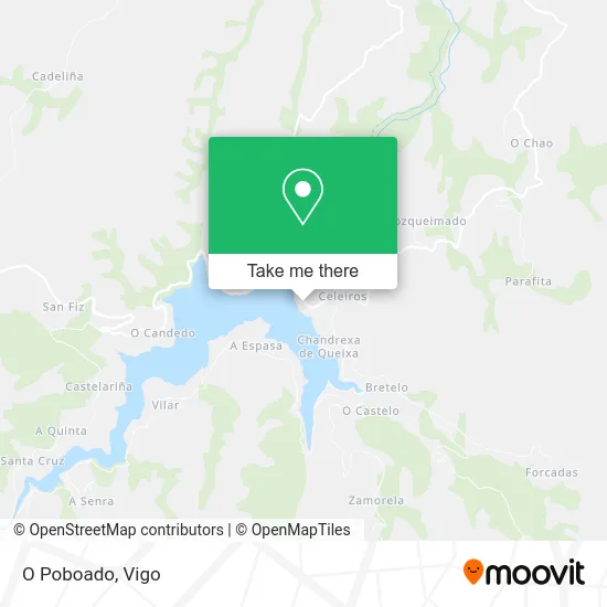 O Poboado map