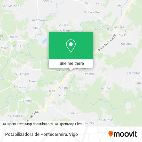 Potabilizadora de Pontecarreira map