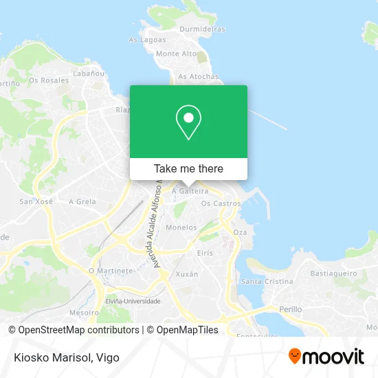 Kiosko Marisol map